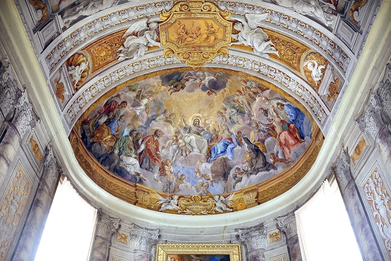 Duomo di Viterbo, interno, coro dei canonici 1